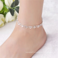 Shangjie Oem Gilded Forest Hollow Multicouche Multicouche Anklet Silver 925 Bijoux de cheville